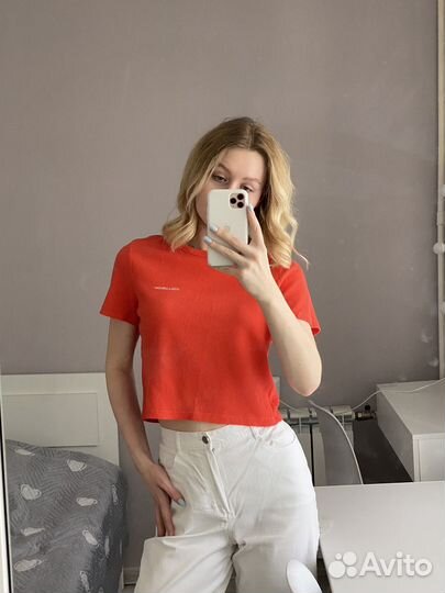 Футболка укороченная