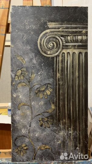 Картина маслом на холсте в раме