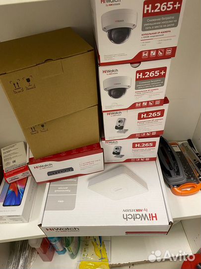 Камеры видеонаблюдения, комплекты видеонаблюдения