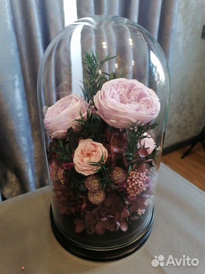 Букет из стабилизированных цветов