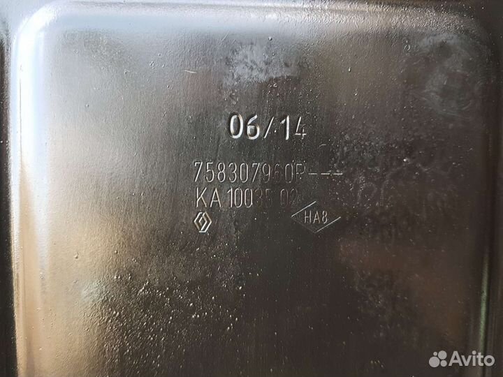 Защита двигателя Renault Duster 1 F4RA 2014