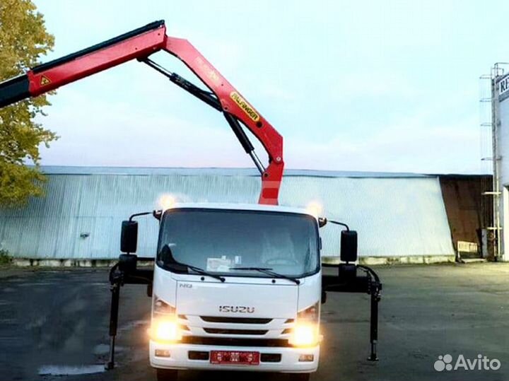 Isuzu NPR с КМУ, 2024