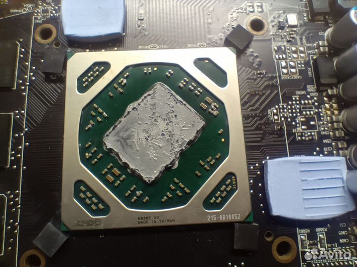 Нерабочая Msi armor rx 570 8gb