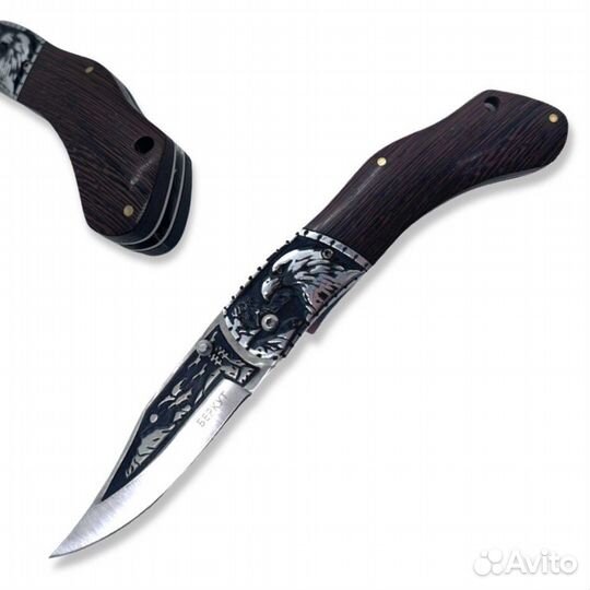 Нож складной Беркут, сталь 65х13, новый