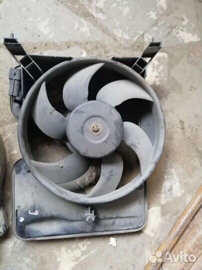 Вентилятор радиатора кондиционера opel omega b