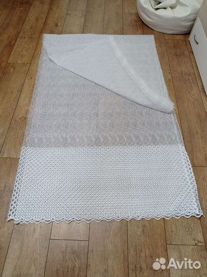 Тюль шторы много