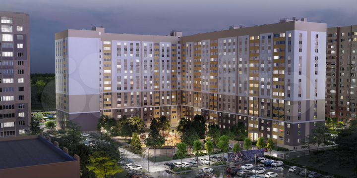 2-к. квартира, 68,7 м², 3/15 эт.