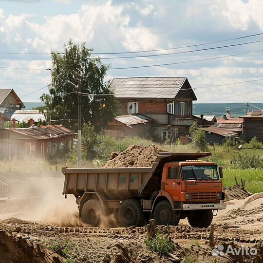 Песок карьерный, речной, мытый, сеяный. Доставка