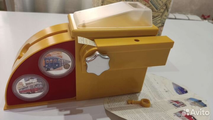 Набор серебряных монет. Советский транспорт