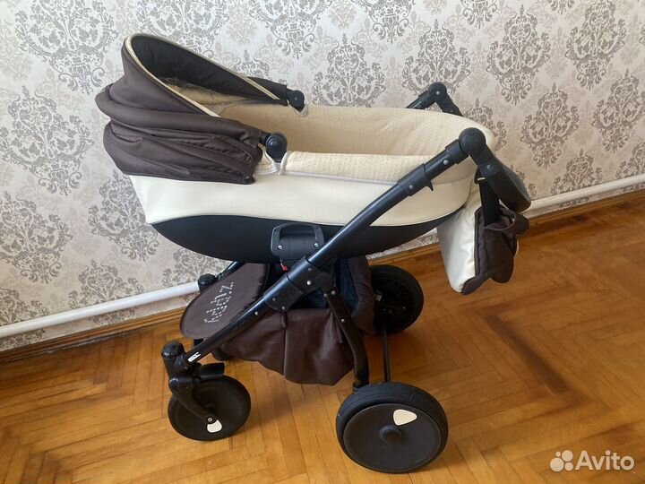 Коляска tuttis zippy 3 in 1 в экокоже