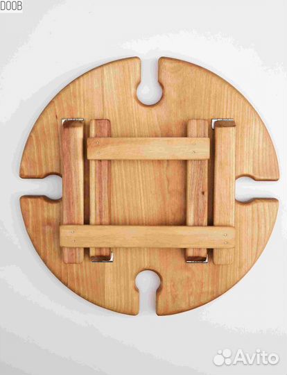 Стол винный для 4 бокалов деревянный. опт