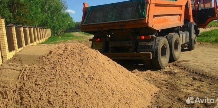 Песок щебень доставка