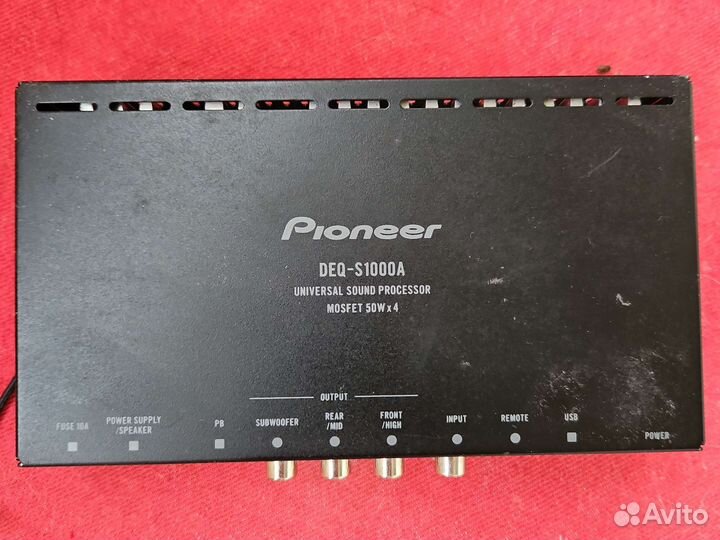 Процессорный усилитель pioneer deq s1000a