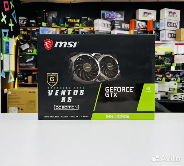 Видеокарта Msi Ventus XS OC GTX1660Super