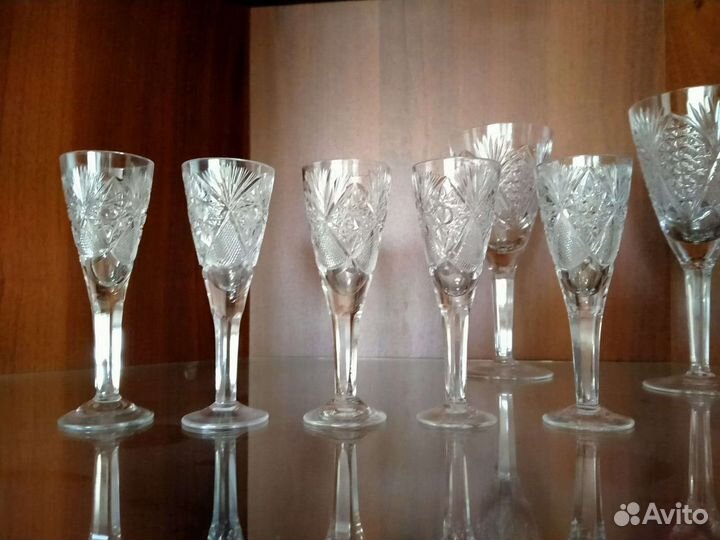 Хрустальные фужеры СССР