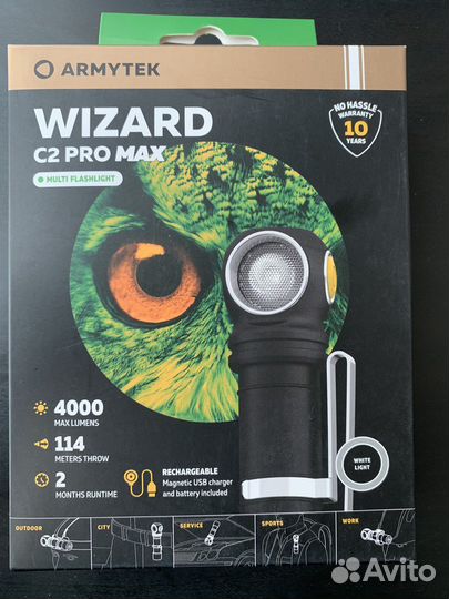 Налобный фонарь armytek wizard C2 PRO