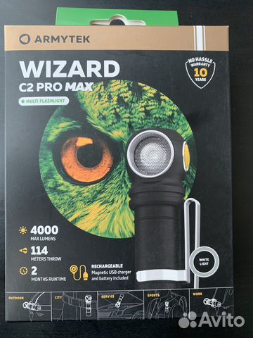 Налобный фонарь armytek wizard C2 PRO