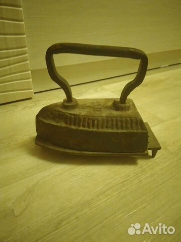 Утюг чугунный старинный