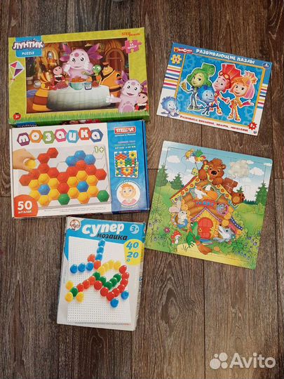 Мозаика и пазлы для малышей