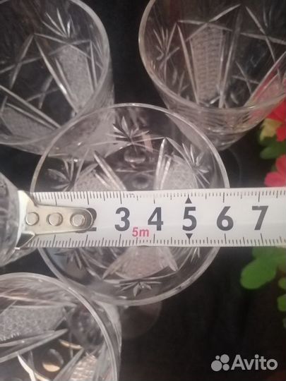 Фужеры хрустальные СССР
