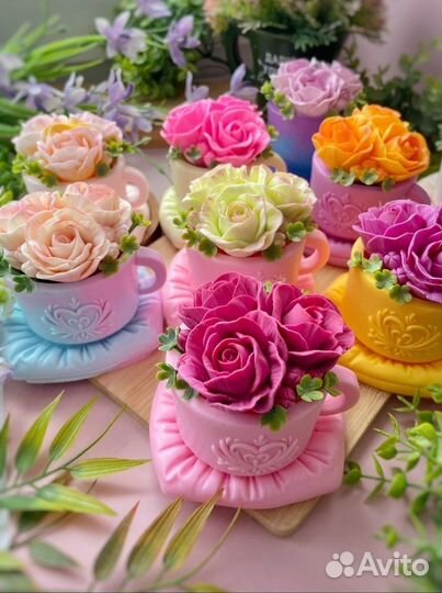 Мыло ручной работы 8 марта