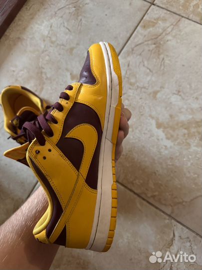 Кроссовки nike dunk low arizona state 10us