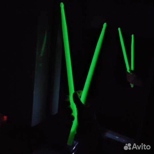 Барабанные палочки светящиеся