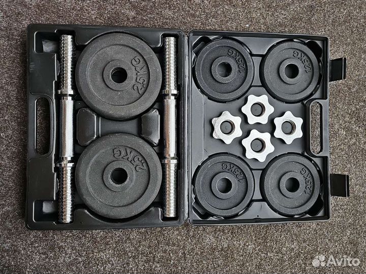 Гантели Торнео 2х10кг в кейсе