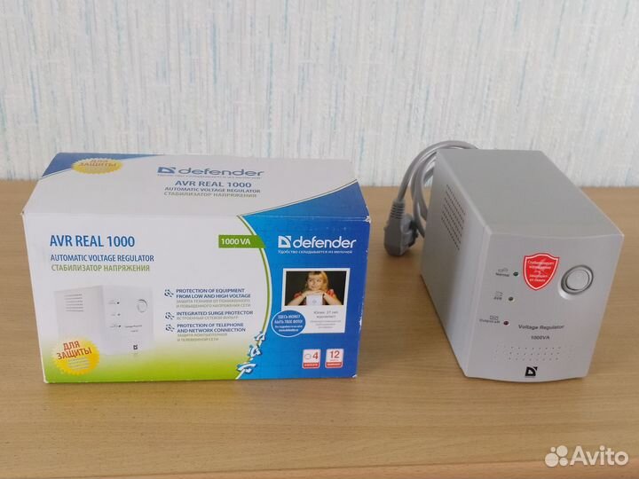 Стабилизатор напряжения Defender AVR Real 1000VA