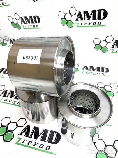 Пламегаситель 100 на 80 вместо авто катализатора