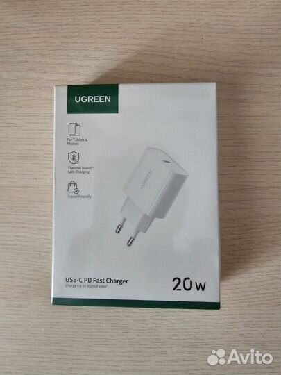 Устройство для быстрой зарядки Ugreen 20w