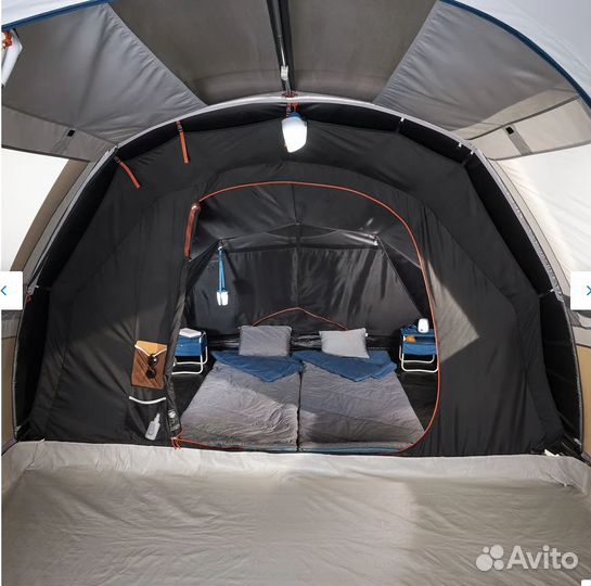 Палатка надувная 4-мес Quechua AIR seconds 4.1 F&B