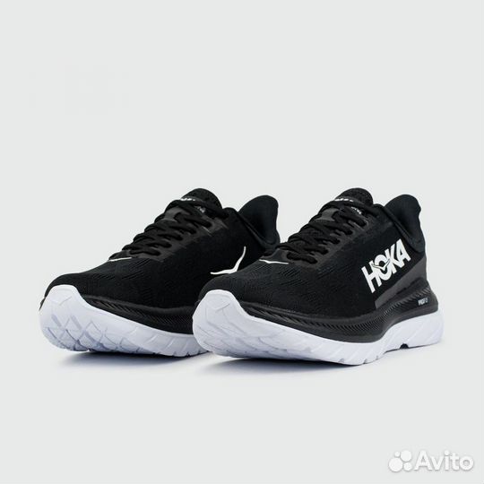 Кроссовки Hoka Mach 4 Black White