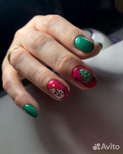 Покрытие гель-лаком и наращивание ногтей