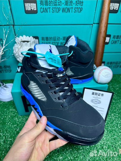 Nike air jordan 5 retro racer blue оригинал