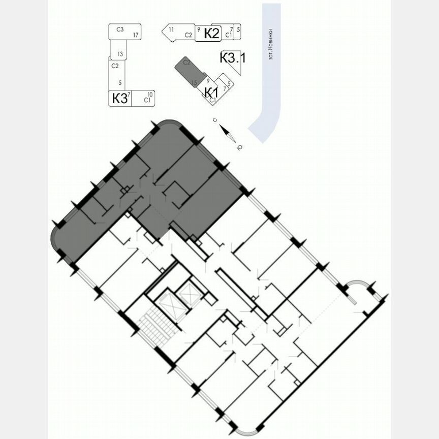 3-к. квартира, 98,5 м², 7/15 эт.