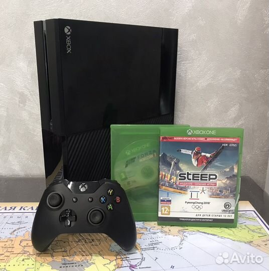 Xbox One + 2 Диска (Steep / Forza Horizon 3)