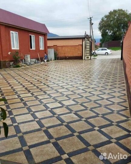 Тротуарная плитка.брусчатка. из кевларобетона