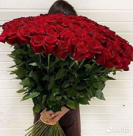 Высокие розы Доставка цветов