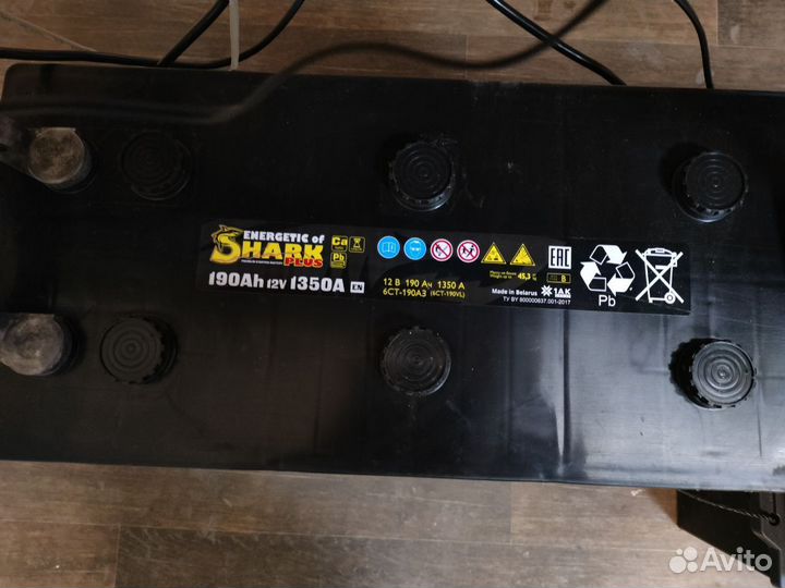 Аккумуляторная батарея energetic shark plus 190 Ah