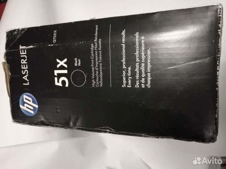 Картридж лазерный HP 51X (Q7551X) черный, с чипом