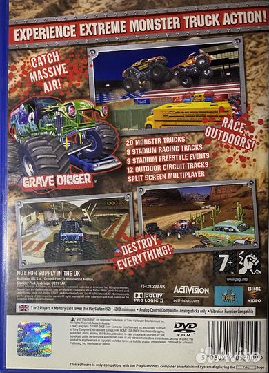 Диск для PS2: Monster Jam