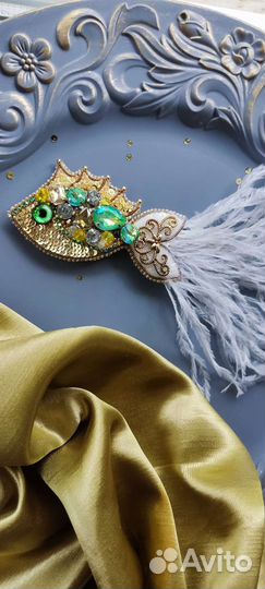 Брошь ручной работы