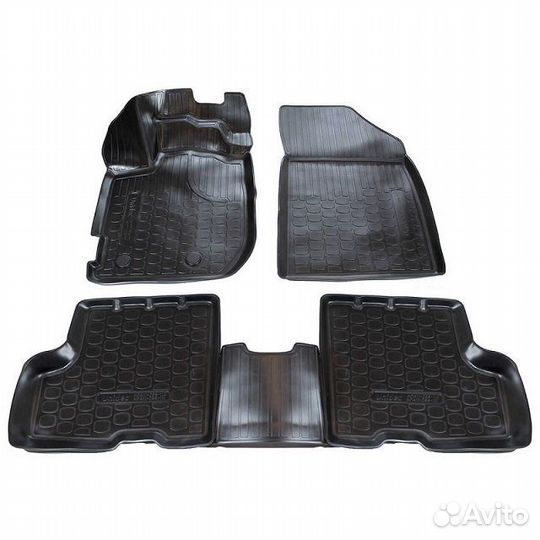 Коврики Renault Duster 3D (2021)версия без ящиков