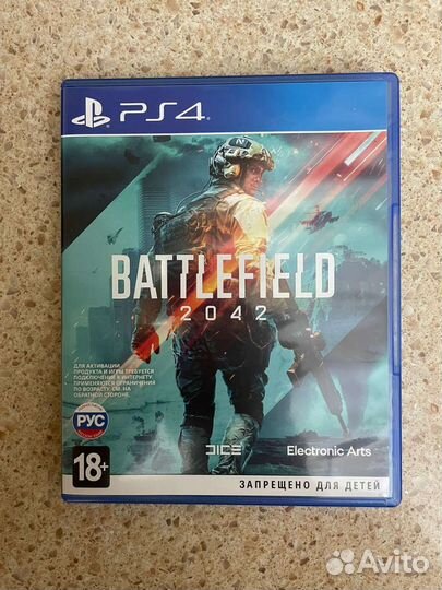 Диск для ps4 battlefield 2042