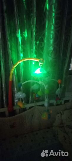 Мобиль на кроватку с проектором