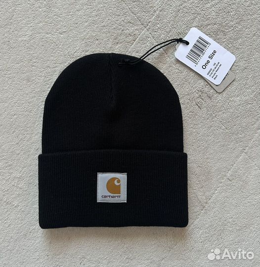 One Size. Шапка Carhartt WIP Black. Оригинал