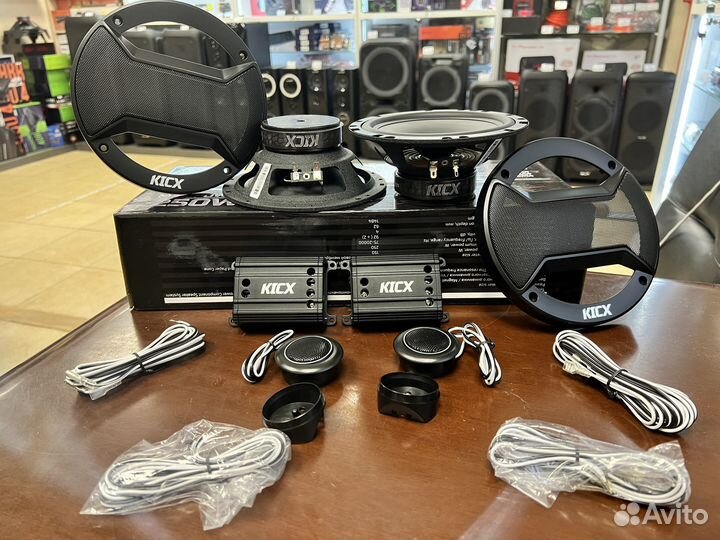 Динамики Kicx RX-6.2 (16,5 см) 2-х компонентные