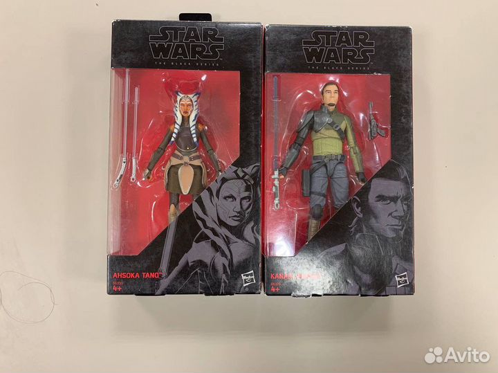 Фигурки Black серия Star wars.Кейнан и Асока