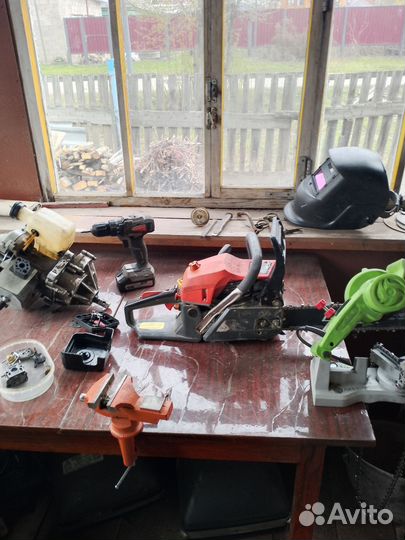 Ремонт бензопил триммеров заточка цепи